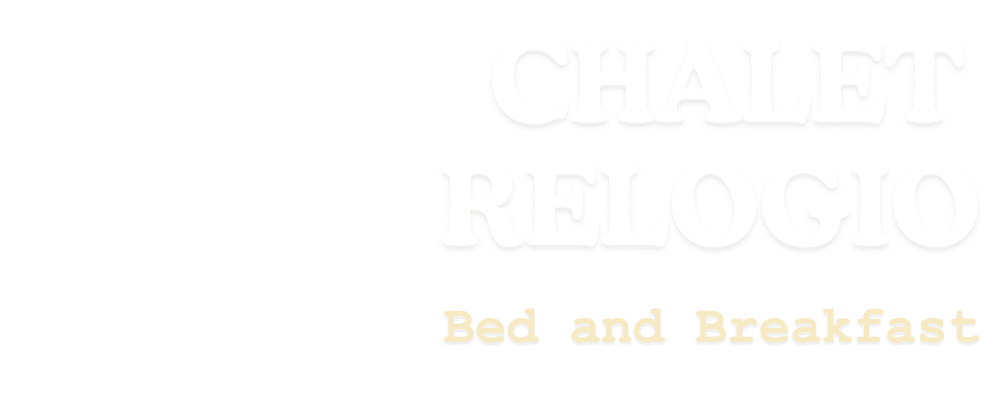 chalet relogio logo white